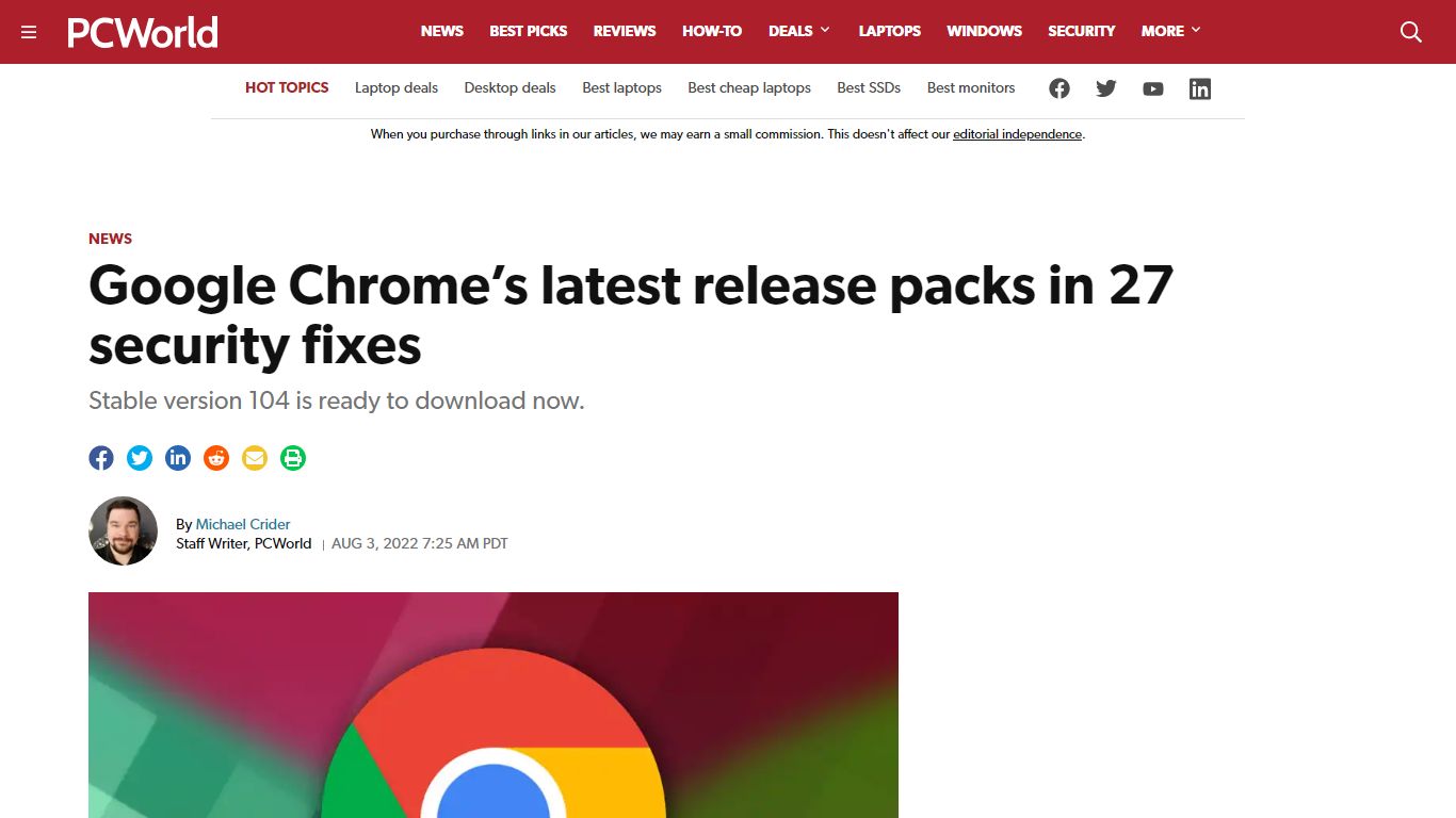 Google Chrome’s latest release packs in 27 security fixes
