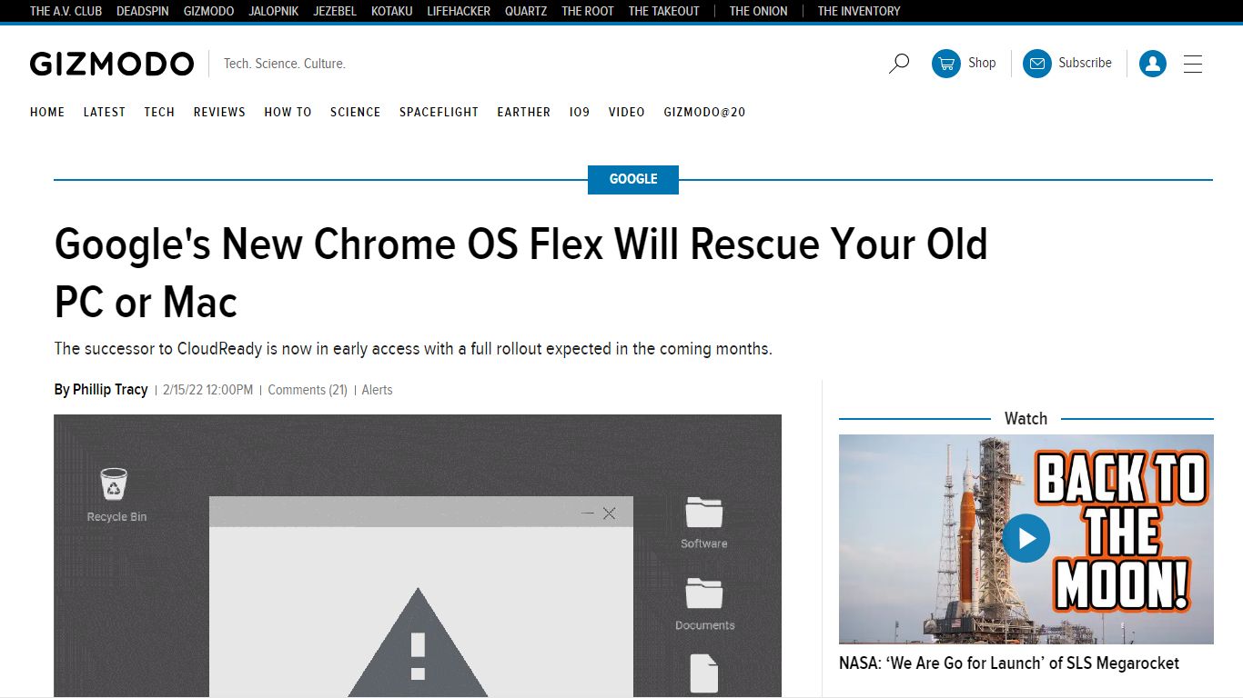Chrome OS Flex: Features, Release Date, Compatible Laptops - Gizmodo